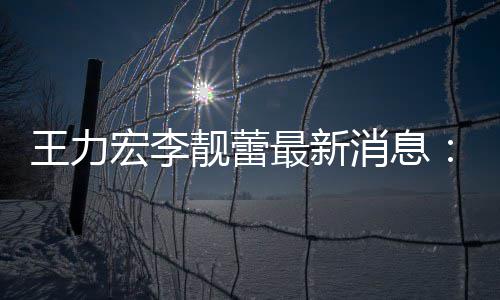宏李消息项证李靓蕾靓蕾交7据最新已提王力