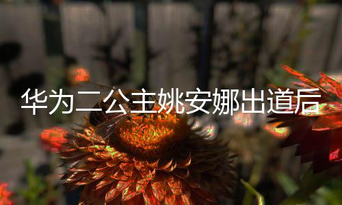 华为后 华为抢注二公相关商标主姚已被出道安娜