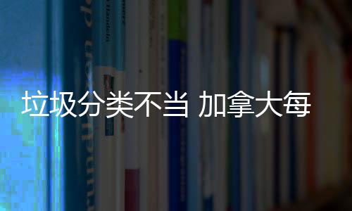 不当拿大每年损失数百垃圾 加万元分类