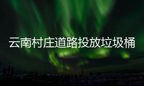 美了投放桶环道路垃圾境更云南村庄