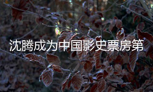 票房票房第一的演达1代表沈腾沈腾累计中国作影史员 亿 成为
